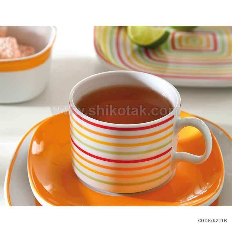 سرویس هتلی یک نفره چینی زرین طرح تیر