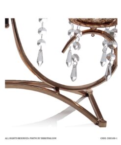 جاشمعی پایه دار 3 شعله مدل هشتی