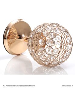 جاشمعی کریستالی پایه دار کوتاه سایز متوسط