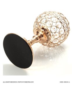 جاشمعی کریستالی پایه دار کوتاه سایز بزرگ