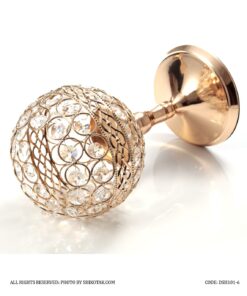 جاشمعی کریستالی پایه دار کوتاه سایز بزرگ