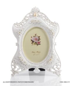 قاب عکس سفید مدل مونیکا