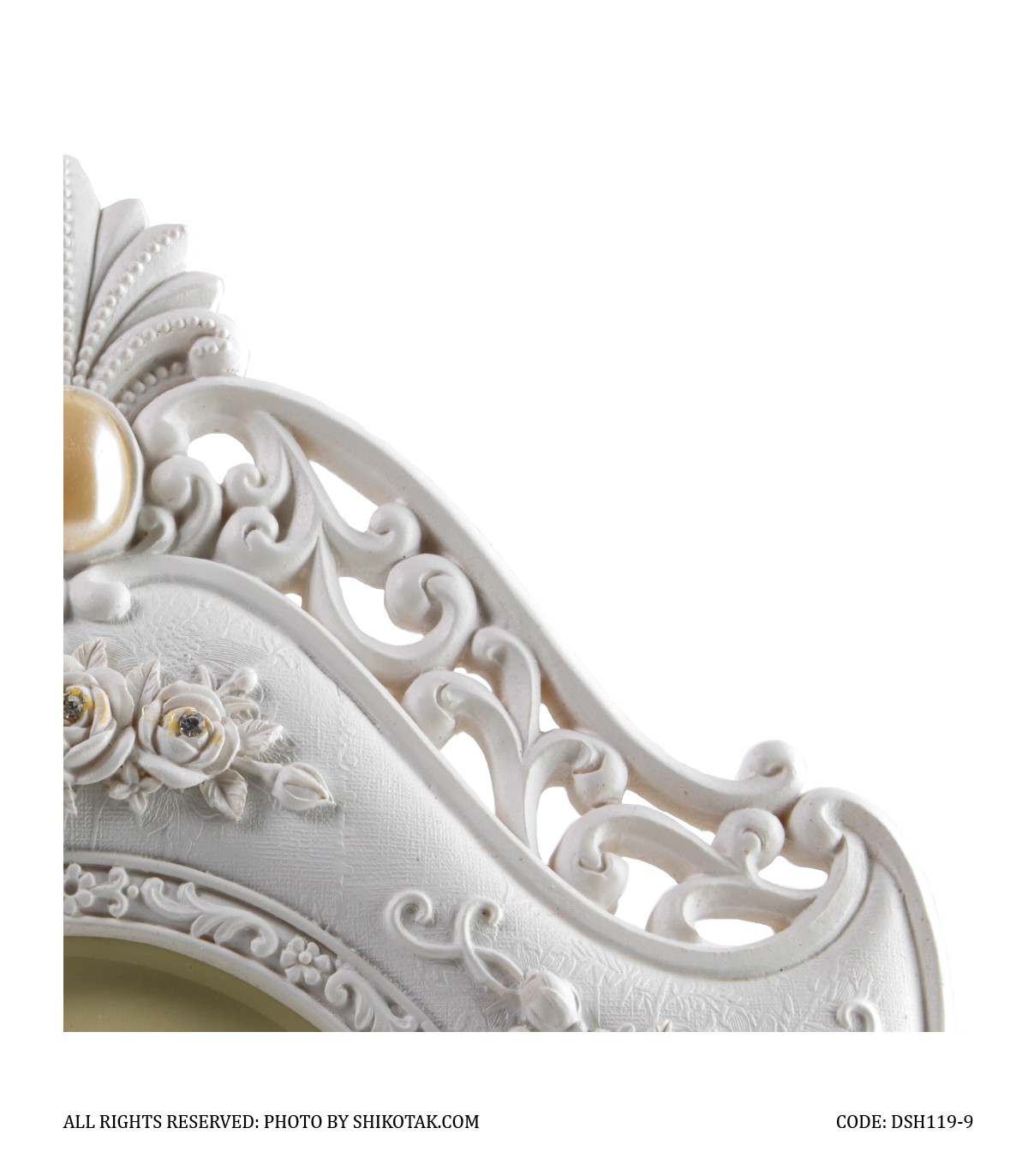 قاب عکس سفید مدل مونیکا