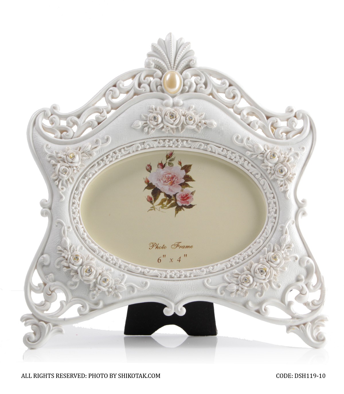 قاب عکس سفید افقی مونیکا