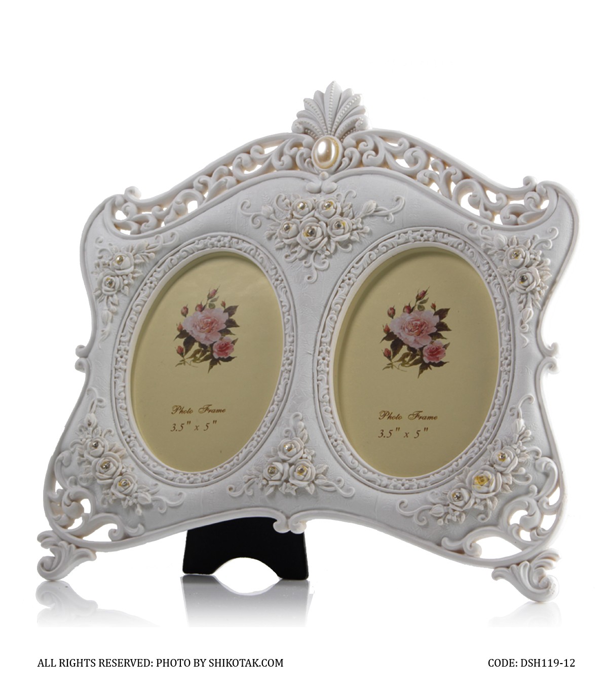 قاب عکس کلاسیک رومیزی دوتایی مدل مونیکا