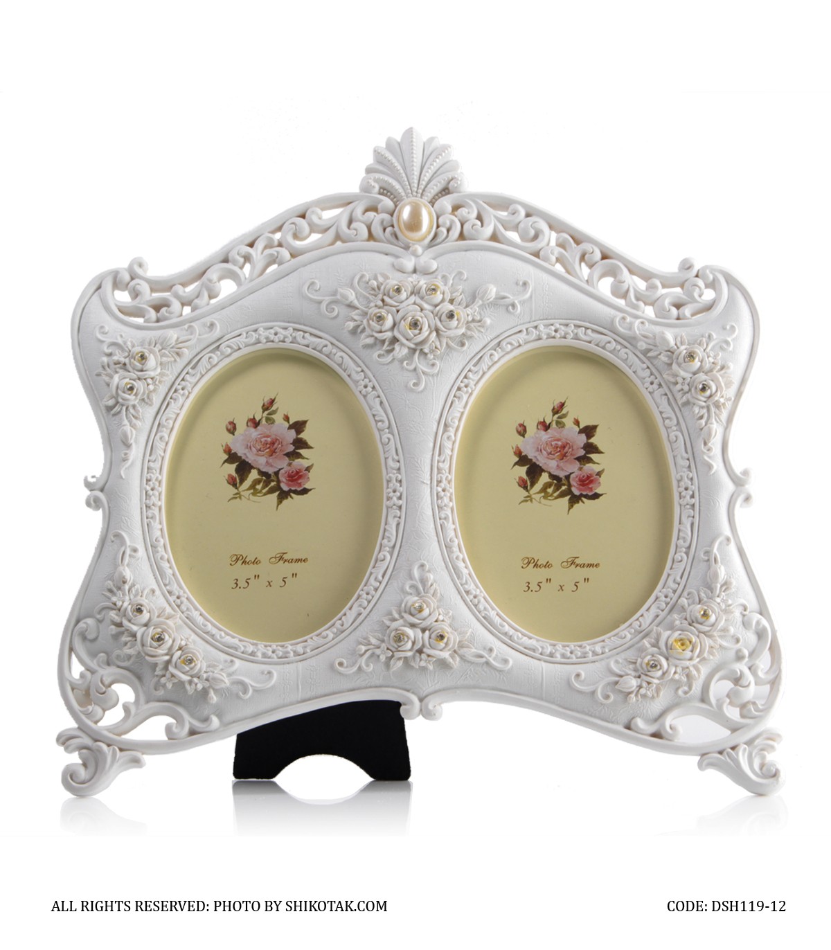 قاب عکس کلاسیک رومیزی دوتایی مدل مونیکا