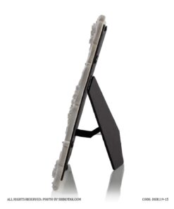 قاب عکس سفید گل برجسته مدل رزینا