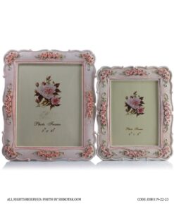 قاب عکس رومیزی گل برجسته مدل رزیتا
