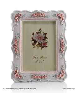 قاب عکس رومیزی گل برجسته مدل رزیتا