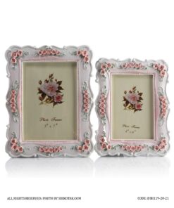 قاب عکس رومیزی گل برجسته مدل رزیتا