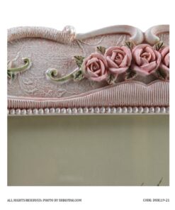 قاب عکس رومیزی گل برجسته مدل رزیتا