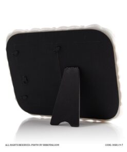 قاب عکس رومیزی سفید دوقلو طرح گل