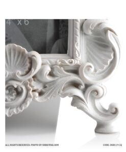 قاب عکس سفید رومیزی سلطنتی ویکتوریا