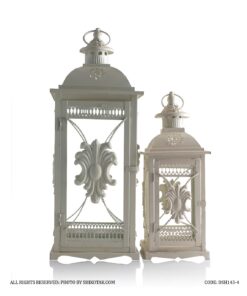 فانوس فلزی دو عددی دکوری سری 4-143