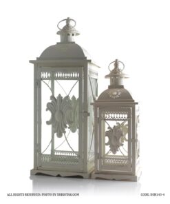 فانوس فلزی دو عددی دکوری سری 4-143