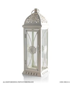 فانوس فلزی تزئینی سه سایز مدل هرمی