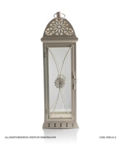 فانوس فلزی تزئینی سه سایز مدل هرمی