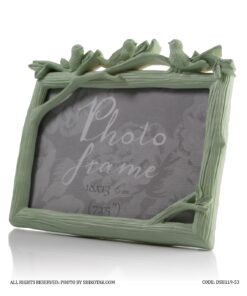 قاب عکس رومیزی افقی طرح کبوتر سبز