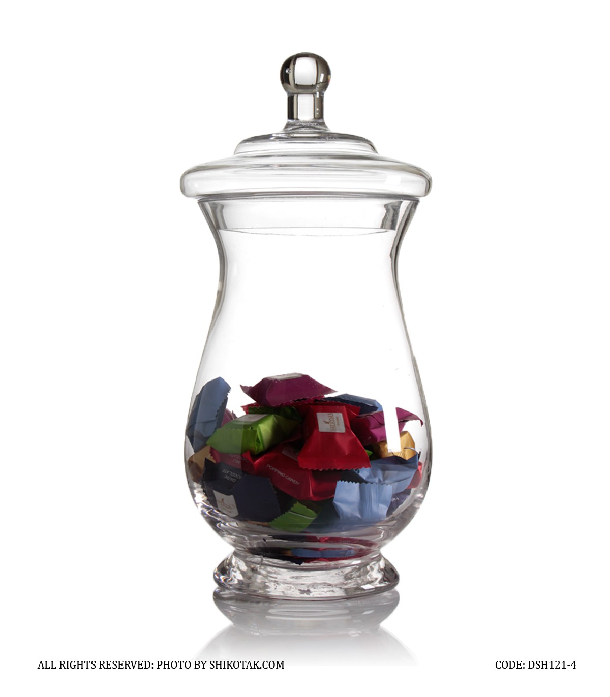 کندی باکس بلوری مدل خمره ای