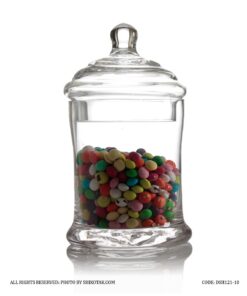 ست دو عددی کندی باکس استوانه ای شیشه ای