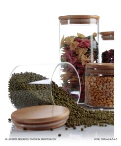 بانکه شیشه ای در بامبو 4 سایز