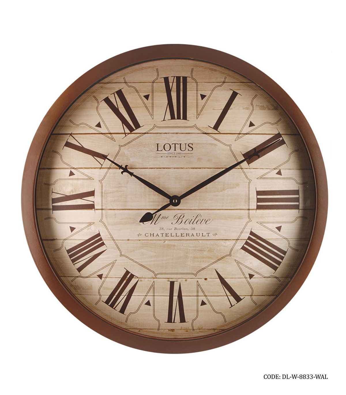 ساعت دیواری گرد مدل Edgewood