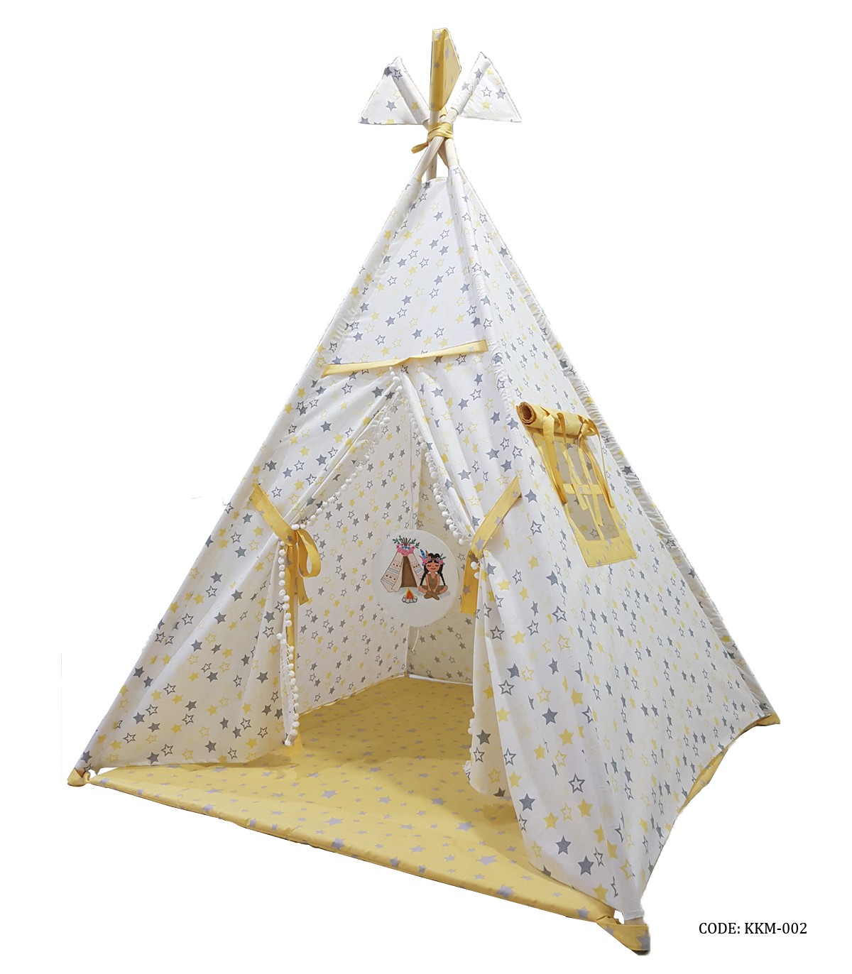 چادر بازی سرخپوستی کودک طرح ستاره شب