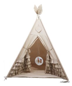 چادر بازی کودک طرح سرخپوستی دختر کوهستان