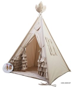 چادر بازی کودک طرح سرخپوستی دختر کوهستان