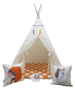 چادر بازی سرخپوستی کودک طرح پسر کوهستان