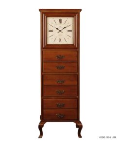 ساعت و دراور چوبی مدل ALEXANDER