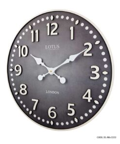 ساعت دیواری گرد چوبی مدل 3333