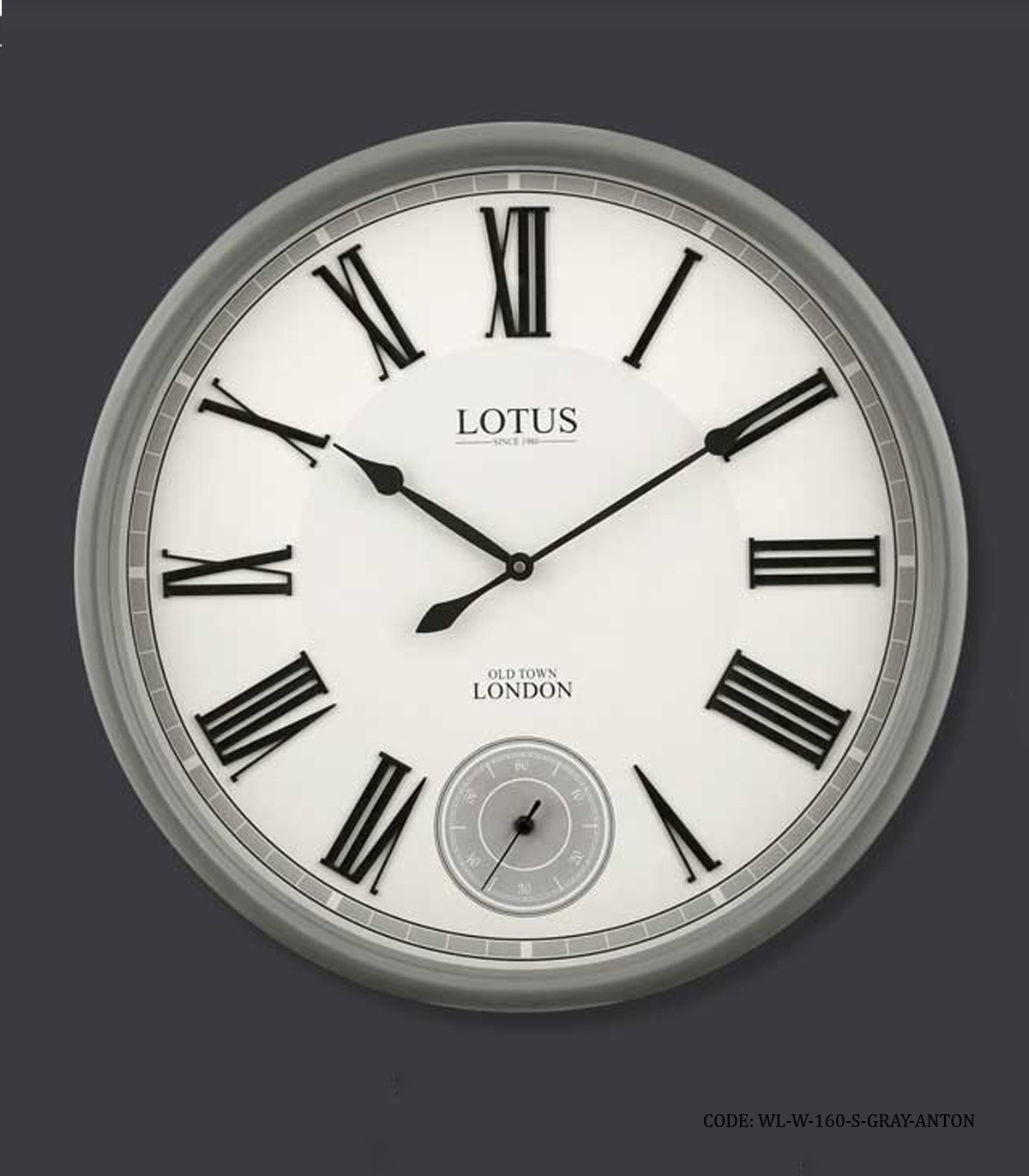 ساعت دیواری چوبی عدد رومی مدل ANTON