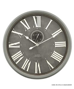 ساعت دیواری گرد چوبی مدل ANSON