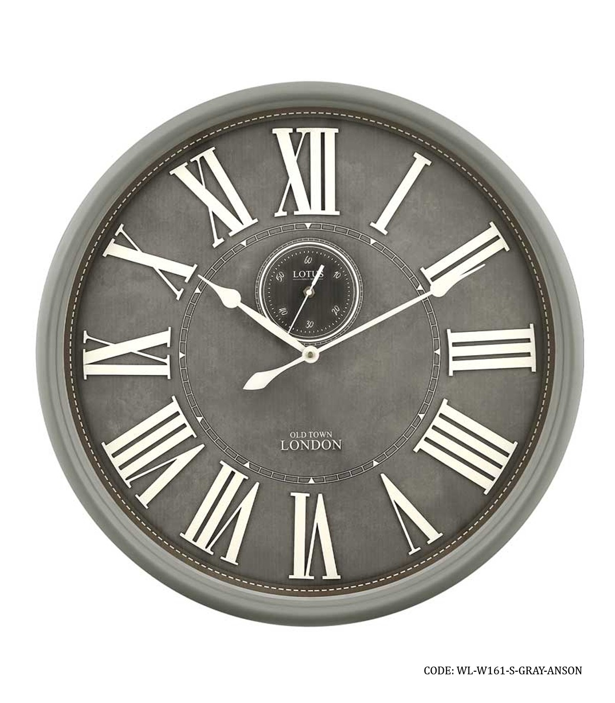 ساعت دیواری گرد چوبی مدل ANSON