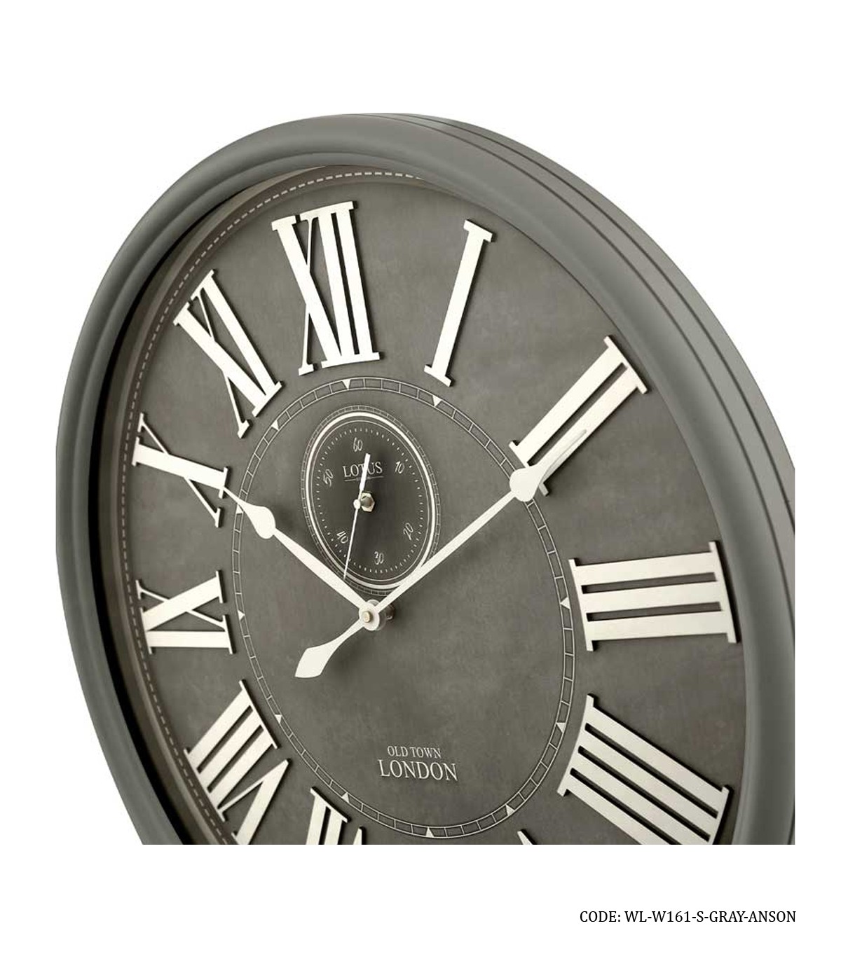 ساعت دیواری گرد چوبی مدل ANSON