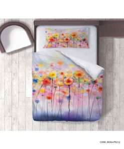 سرویس روتختی دخترانه طرح گل های وحشی