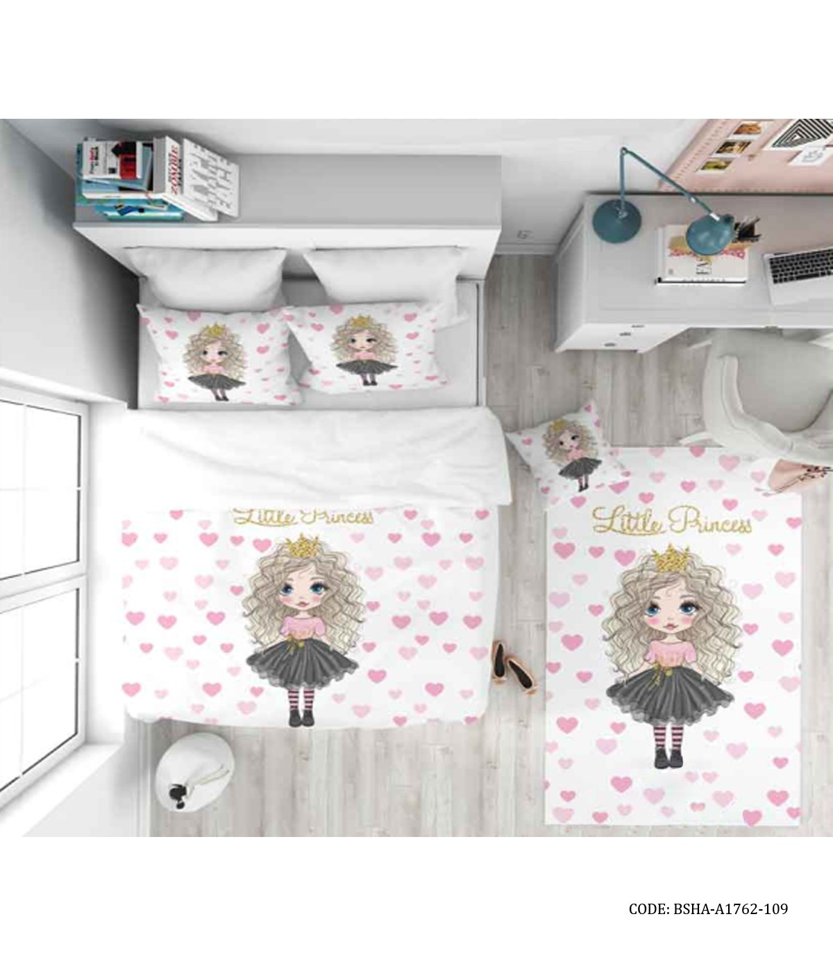 ست لحاف روتختی دخترانه Lovely Queen