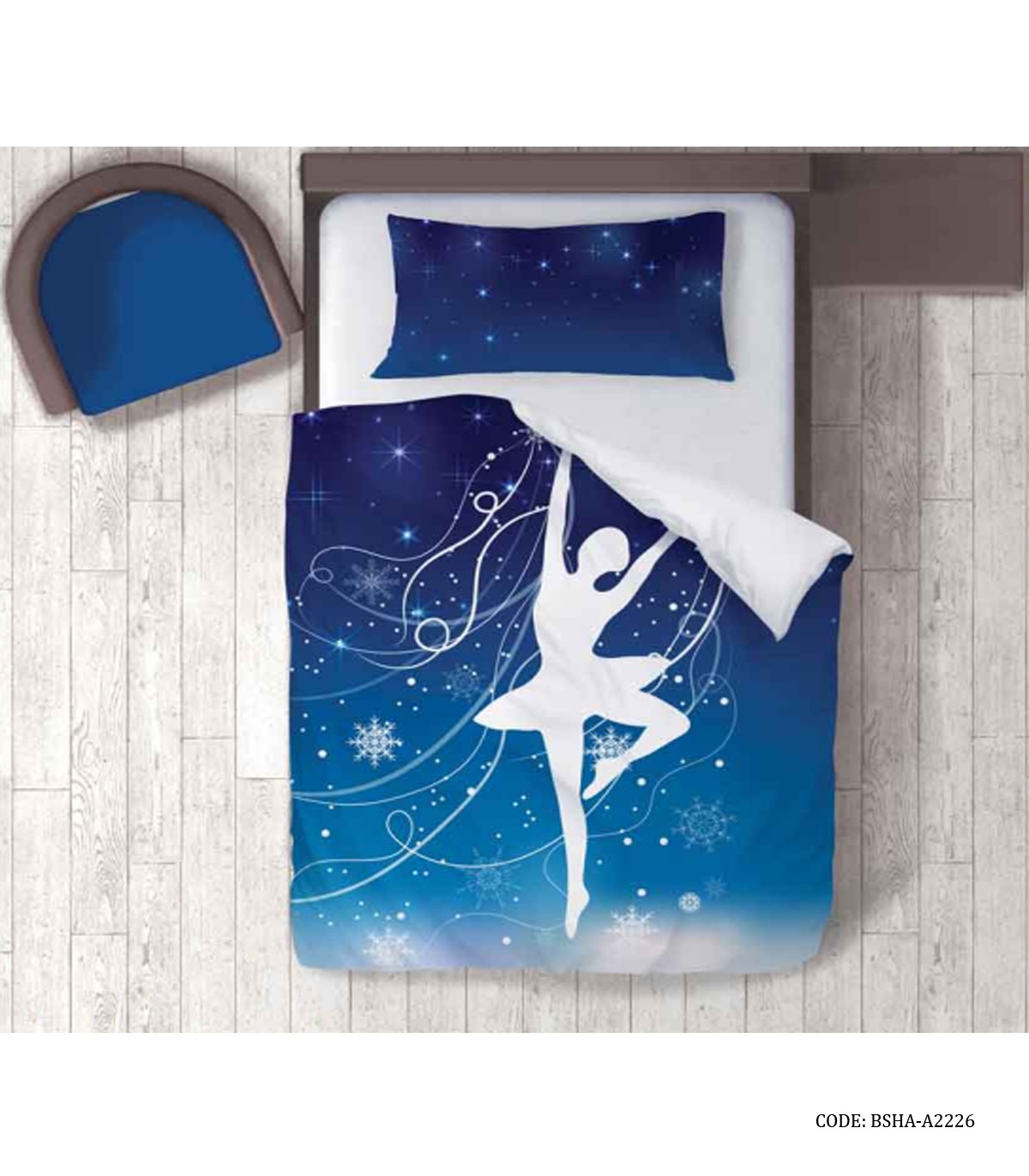 سرویس روتختی دخترانه بالرین سفید