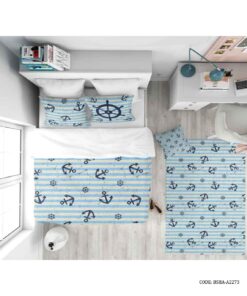 سرویس لحاف روتختی کودک طرح لنگر