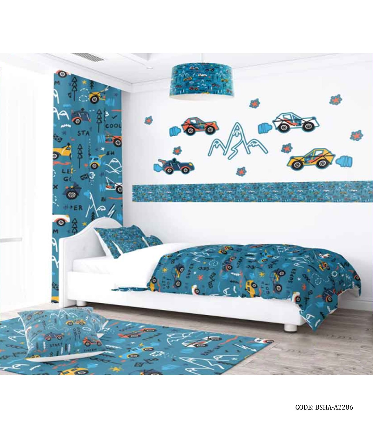سرویس روتختی کودک پسر طرح ماشین