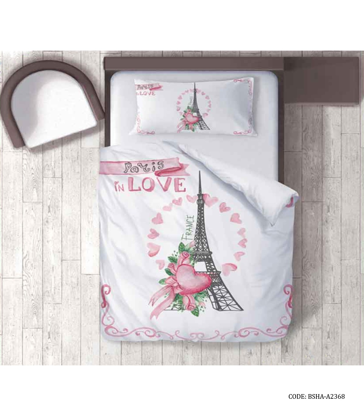 سرویس روتختی کودک دخترانه Love Paris