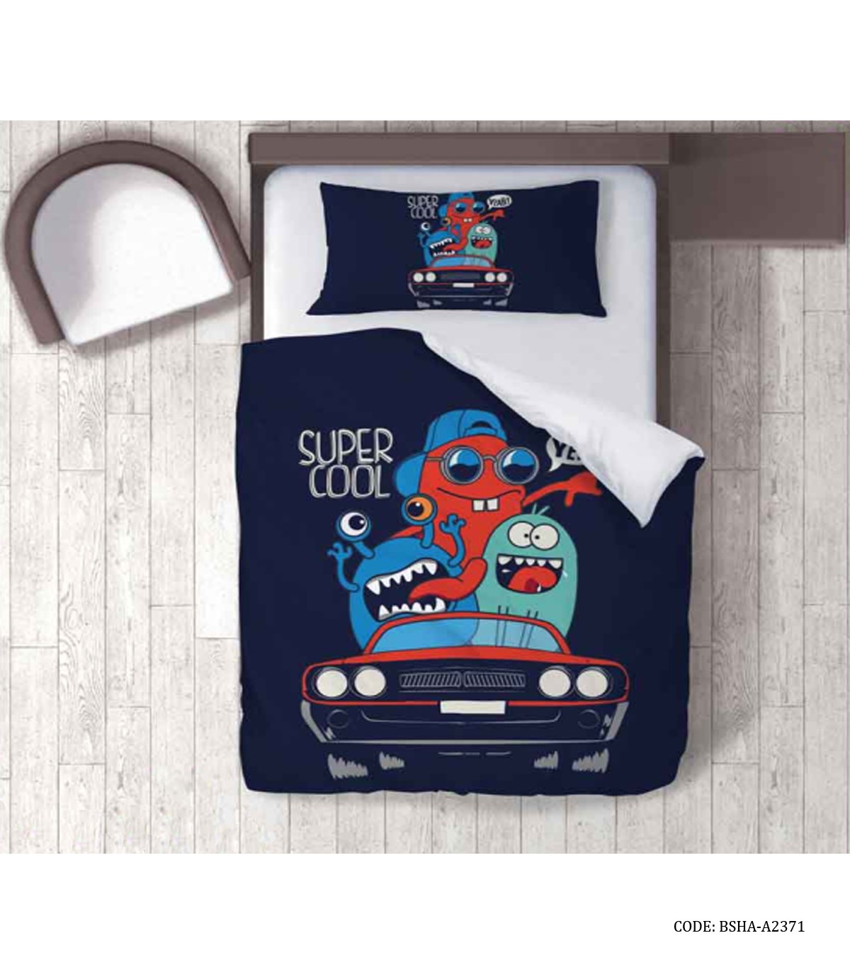 ست روتختی کودک پسر طرح Super Cool