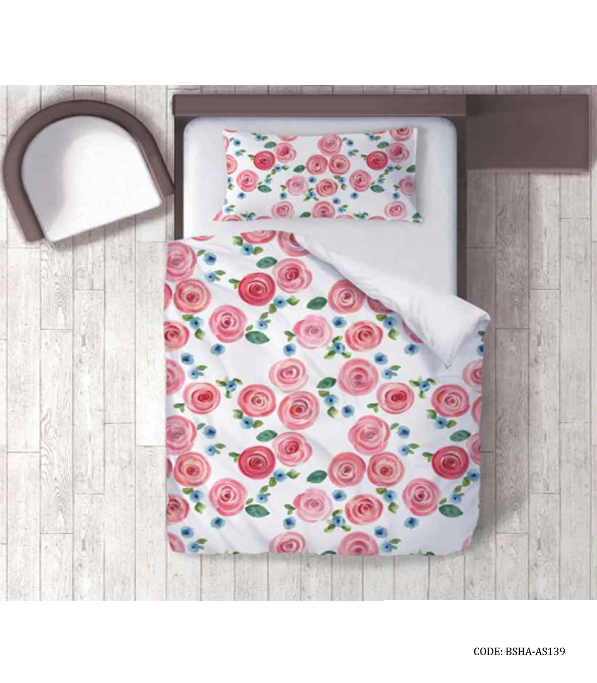 سرویس روتختی دخترانه طرح گل پیونی