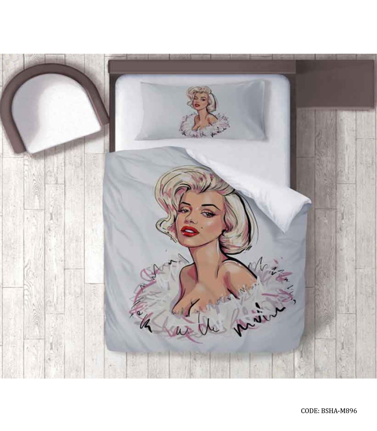 روتختی دخترانه نقاشی مرلین مونرو