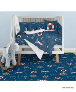 ست روتختی نوزادی پسرانه طرح فانوس دریایی