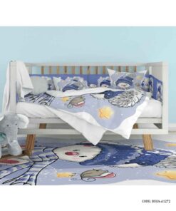 روتختی نوزادی دخترانه و پسرانه طرح آدم برفی