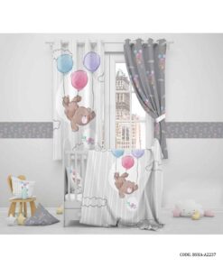 روتختی نوزاد دخترانه و پسرانه طرح خرس و بادکنک