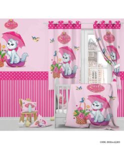 ست روتختی نوزادی دخترانه طرح گربه لوسی