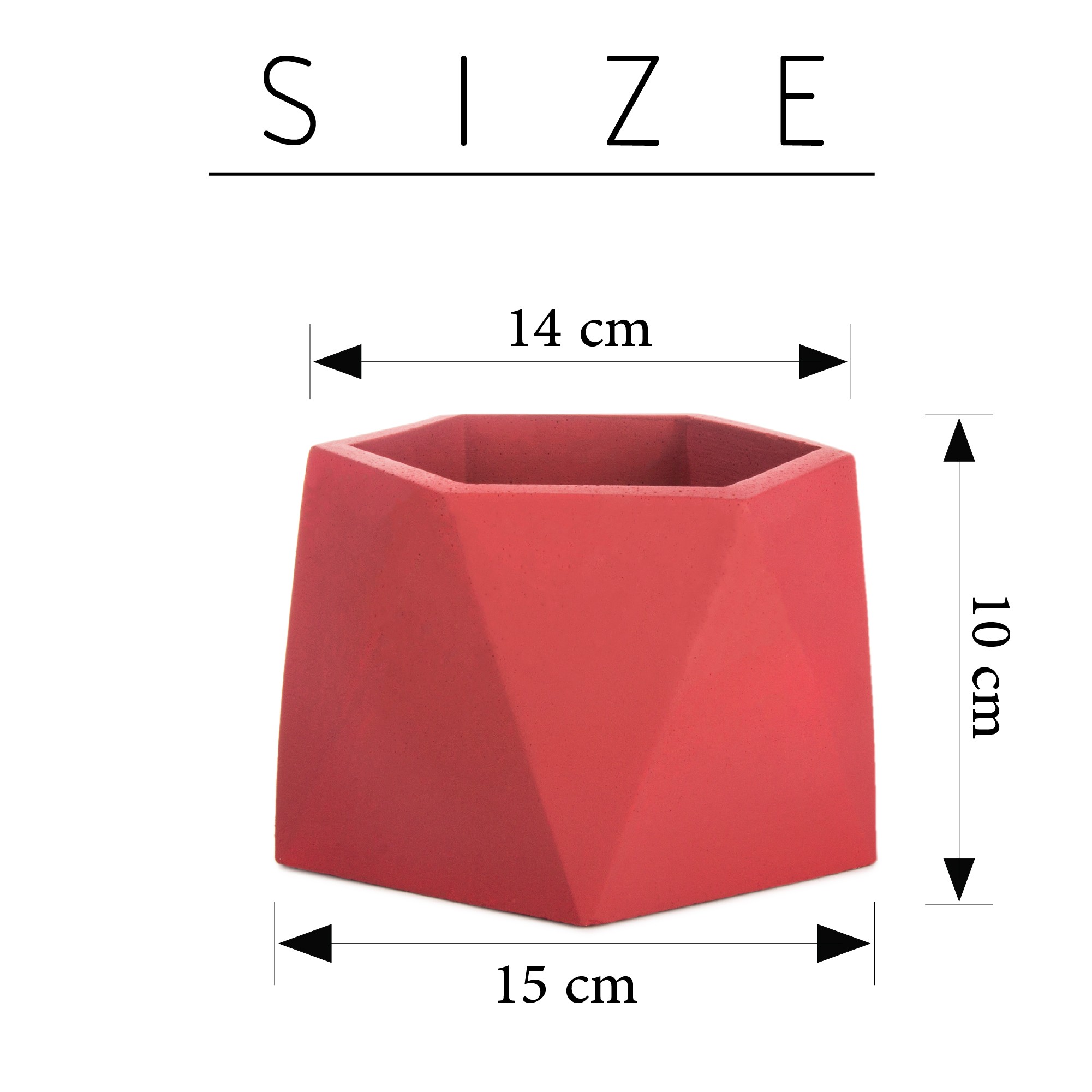 گلدان چندوجهی بزرگ طرح DCO1